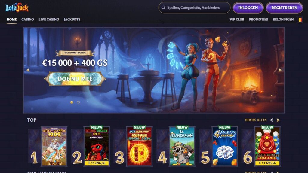 homepage van lolajack casino zonder cruks voor nederlanders