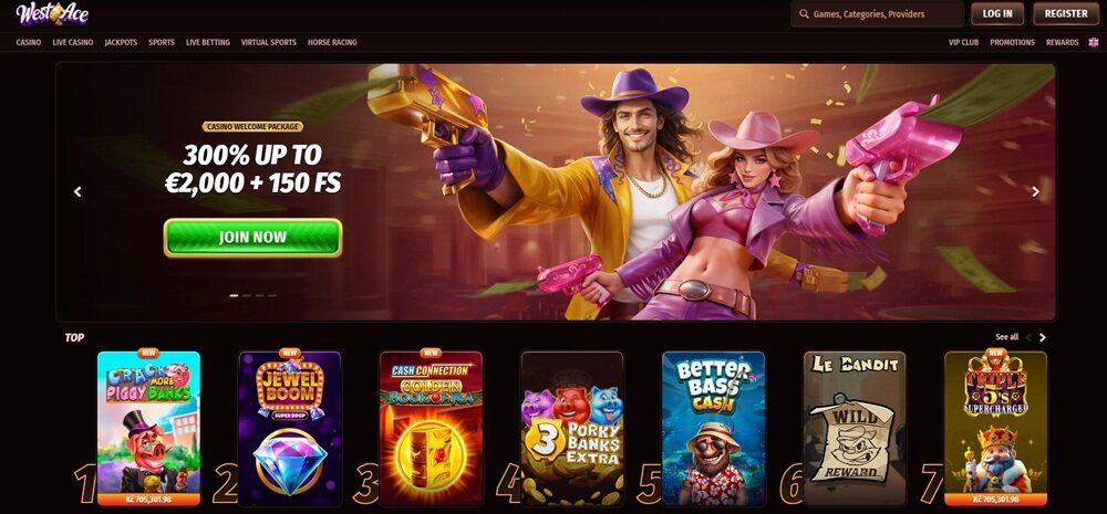homepage van westace casino zonder cruks nederland